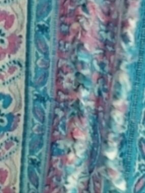 Zara * Printed Blue Maxi Midi Flowy Boho Dress Size S